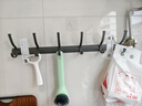 佳幫手掛衣鉤門(mén)后掛鉤免打孔入戶(hù)門(mén)浴室用品置物架壁掛衣服承重架子6鉤 曬單實(shí)拍圖