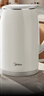 美的（Midea）電熱水壺養生母嬰級316L內膽雙層無(wú)縫一體家用燒水壺1.7L大容量自動(dòng)智能斷電泡茶 SH17M301PRO 曬單實(shí)拍圖