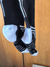 李寧（LI-NING）足球襪兒童長(cháng)筒襪過(guò)膝防滑訓練護腿板襪套高筒長(cháng)襪子男 黑白-XL 曬單實(shí)拍圖