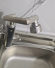 容聲（Ronshen）電熱水龍頭恒溫速熱廚房廁所冷熱兩用即熱式水龍頭電熱水器小廚寶 恒溫不銹鋼-漏保+軟管 曬單實(shí)拍圖