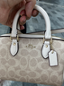 蔻馳（COACH）【品牌直供】女士ROWAN手提單肩斜挎包波士頓包CW329禮物 曬單實(shí)拍圖