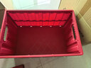 禧天龍大號折疊收納箱戶(hù)外露營(yíng)車(chē)載箱創(chuàng  )意印花儲物箱家用旅行整理箱 2個(gè)裝 64升 紅色【加大容量】 曬單實(shí)拍圖