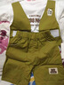 五小七童裝男童夏季套裝新款周歲禮服男寶寶夏裝嬰兒童衣服三件套 卡其色馬甲 80 尺碼7-11月【建議寶寶75-85】cm 曬單實(shí)拍圖