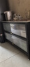 佳幫手廚房置物架落地巖板餐邊柜櫥柜微波爐烤箱置物架多功能儲物柜120 曬單實(shí)拍圖