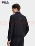 FILA 斐樂(lè )官方男士針織長(cháng)袖外套2026春新款時(shí)尚休閑舒適翻領(lǐng)夾克 傳奇藍-NV 2XL 185/104A/XXL 曬單實(shí)拍圖