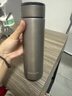 富光一鍵開(kāi)蓋保溫杯男士水杯茶水分離車(chē)載316高檔杯子年會(huì )禮物定制 深邃灰500ml【316L不銹鋼+一鍵開(kāi)蓋】 曬單實(shí)拍圖