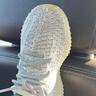 阿迪達斯三葉草Yeezy350V2銀灰色童鞋椰子HP6590兒童UK7.5K碼25碼 曬單實(shí)拍圖