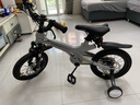 鳳凰兒童自行車(chē)輕量鎂合金學(xué)生小孩單車(chē)帶輔助輪3-6-10-12歲小中大童 【高配-碟剎輻條輪】科技銀丨大禮包+98%已安裝 14寸（目前身高105-115cm選擇） 曬單實(shí)拍圖