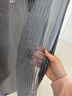 浪莎（LangSha）【入戶(hù)門(mén)專(zhuān)用】防蚊門(mén)簾自粘雙開(kāi)門(mén)家用金剛網(wǎng)全磁吸免打孔防蚊蟲(chóng) 【側開(kāi)金剛網(wǎng)】純灰色【超強墜重】 寬90cmX高200cm 曬單實(shí)拍圖