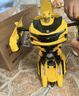 變形金剛（Transformers）兒童玩具正版授權遙控汽車(chē)機器人男孩生日禮物大黃蜂三電版 曬單實(shí)拍圖