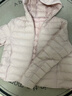 波司登（BOSIDENG）26春季輕薄羽絨服防風(fēng)鎖溫女輕暖鵝絨短款外套B260135054M 水晶粉1199 M 165/88A 體重約110-120斤 曬單實(shí)拍圖
