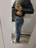 Levi's李維斯26年春夏新款男士美式復古水洗502標準錐形牛仔褲 淺藍色 30 (32) 曬單實(shí)拍圖