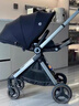 逸樂(lè )途EMUPro嬰兒可坐可躺輕便折疊高景觀(guān)嬰兒車(chē)雙向手推車(chē) EMU Pro-明釉靛藍（咨詢(xún)贈品提籃或餐椅可折現） 曬單實(shí)拍圖