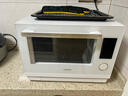 東芝（TOSHIBA）白珍珠水波爐高奢款家用微波爐烤箱微蒸烤炸燉一體機蒸烤箱28L觸控彩屏ER-YD95CNW 曬單實(shí)拍圖