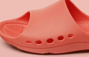 科柔（KENROLL）男女專(zhuān)業(yè)防滑浴室輕薄透氣居家洗澡涼拖鞋 熔巖橙 37-38(240mm) 曬單實(shí)拍圖