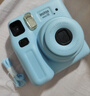 富士（FUJIFILM）instax  mini12 一次成像 立拍立得相機 （現貨速發(fā)）miniSe藍 套餐一（官方標配+白邊相紙10張） 曬單實(shí)拍圖