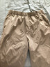 太平鳥(niǎo)男裝肌理感休閑褲夏季錐形褲潮B1GGE2170 卡其1（錐型） 32 曬單實(shí)拍圖