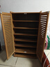絲竹閣家用門(mén)口鞋柜大容量省空間神器多層鞋架子簡(jiǎn)易款2025爆款室內入戶(hù) 百葉門(mén)-兩門(mén)八層茶色 曬單實(shí)拍圖