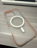 猩球衛士高級感防指紋適用Apple/蘋(píng)果iPhone16Pro磁吸瓦楞手機殼超薄行李箱條紋保護套磨砂MagSafe外殼橙 曬單實(shí)拍圖