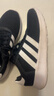 阿迪達斯（adidas）男鞋跑步鞋運動(dòng)鞋輕便減震防滑休閑鞋 黑/白 40.5 曬單實(shí)拍圖