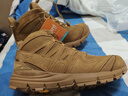DRUNROCKS君洛克蜘蛛3D中幫防水登山靴 戶(hù)外休閑緩震徒步沙漠靴防刺戰術(shù)靴 狼棕色 39 曬單實(shí)拍圖
