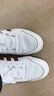 adidas ENTRAP美式校園風(fēng)運動(dòng)少年感復古籃球風(fēng)板鞋男女阿迪達斯   白色/紅色   42 曬單實(shí)拍圖