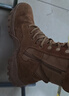 3514作戰靴男訓練鞋高幫戰術(shù)靴側拉鏈男靴新式棕色戶(hù)外沙漠靴 棕色 43 曬單實(shí)拍圖