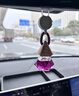 朗龍汽車(chē)香水掛件車(chē)載香薰香水掛飾車(chē)內香氛裝飾用品汽車(chē)擺件女神禮物 曬單實(shí)拍圖
