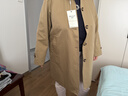 奧豚英倫氣質(zhì)風(fēng)衣女中長(cháng)款韓版高級感顯瘦直筒外套AT2359 卡其色 XXL  曬單實(shí)拍圖
