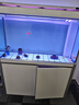 森森魚(yú)缸水族箱客廳落地大型底濾家用玻璃智能生態(tài)懶人金魚(yú)缸 珍珠白 ID靠墻款長(cháng)120*寬43*缸高74/柜高74cm 曬單實(shí)拍圖