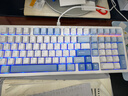 前行者X98無(wú)線(xiàn)客制化機械鍵盤(pán)有線(xiàn)藍牙三模電競Gasket結構雙8K熱插拔101鍵游戲辦公電腦筆記本外設 X98云澗藍椰紫軸-音量靈控條-8000mAh 曬單實(shí)拍圖