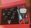 老鳳祥輕奢星期耳釘女士銀玫瑰禮盒耳飾品生日紀念日禮物送女友老婆 曬單實(shí)拍圖