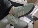 adidas「T頭鞋」VL COURT CLASSIC板鞋德訓鞋男女阿迪達斯輕運動(dòng)   蒸汽綠/漢玉白/金 (推薦女生買(mǎi)小半碼)   38 曬單實(shí)拍圖