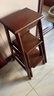 那瀾多好家用梯子多功能梯子凳子二合一加厚兩用登高凳折疊三步梯吧臺椅 實(shí)木滑軌三步梯（整裝發(fā)貨） 曬單實(shí)拍圖