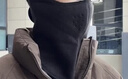 七色紡騎行防風(fēng)面罩冬季男護耳護頸加絨保暖口罩女滑雪登山防寒面罩 黑 曬單實(shí)拍圖