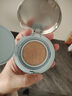 袋鼠媽媽燕窩臻顏水潤氣墊CC霜準孕婦專(zhuān)用彩妝護膚品象牙白（含替換芯） 曬單實(shí)拍圖