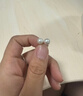 【999足銀】天然淡水珍珠耳釘扁圓饅頭純銀針耳環(huán)輕奢高級銀耳飾 白色 天然淡水珍珠【6mm】一對 曬單實(shí)拍圖