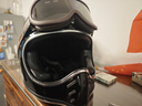 BEASLEY HELMETS比斯力復古摩托車(chē)頭盔男全盔3C認證小盔體機車(chē)女騎夏季山地盔 亮黑色銀邊+棕色復古風(fēng)鏡 M（建議頭圍57~58） 曬單實(shí)拍圖