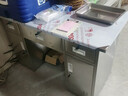 華宇天地304不銹鋼辦公桌帶抽屜1.2米三斗二門(mén)電腦桌車(chē)間實(shí)驗室工作臺加厚 曬單實(shí)拍圖