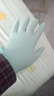 藍帆醫療（blue sail+）聚氨酯空氣手套超薄一次性無(wú)粉母嬰洗碗寵物清潔手套2只裝 S碼 曬單實(shí)拍圖