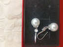 百年s925純銀天然貝珠耳環(huán)女珍珠耳墜氣質(zhì)長(cháng)款優(yōu)雅簡(jiǎn)約防過(guò) 水鉆款復古耳鉤白貝珠12mm 曬單實(shí)拍圖
