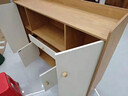 餐邊柜靠墻一體儲物柜櫥柜家用廚房柜子客廳茶水柜收納柜子置物柜 【熱銷(xiāo)】嶼山木色【60*30*93cm高腳矮柜】雙門(mén)一抽 曬單實(shí)拍圖