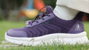 足力健中老年健步輕便軟底送媽媽休閑散步鞋2431369J紫-女 38 曬單實(shí)拍圖