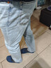 Levi's李維斯冰酷系列26年春夏新款男士美式505標準直筒牛仔褲 淺藍色 32 (32) 曬單實(shí)拍圖