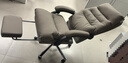 顧全老板椅可躺電腦椅辦公椅午休真皮家用人體工學(xué)大班椅C533咖皮 曬單實(shí)拍圖