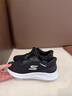 斯凱奇（Skechers）閃穿鞋2026早春新款男女款網(wǎng)面休閑鞋低幫運動(dòng)鞋舒適減震 黑色/白色 38 曬單實(shí)拍圖