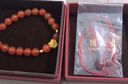 周大生【生日禮物】黃金鑲玉手串蓮花手鏈足金轉運珠送女友 曬單實(shí)拍圖