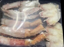 首鮮道帝王蟹蟹腿 鮮活熟凍帝王蟹腿 蟹類(lèi)生鮮大螃蟹腿 蟹腿拼盤(pán)450g*2盒（凈重） 曬單實(shí)拍圖