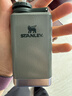 STANLEY便攜酒壺304不銹鋼復古扁平白酒瓶烈酒具酒樽戶(hù)外男友長(cháng)輩禮物 探險小號3兩-綠色 148ml 曬單實(shí)拍圖