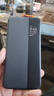 正件 適用華為mate60pro手機殼保護套 Mate60Pro+翻蓋智能高清視窗真素皮全包防摔男商務(wù)超薄皮套 黑  曬單實(shí)拍圖